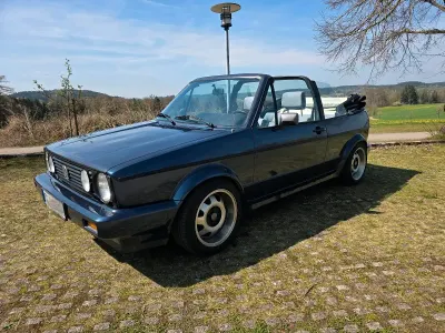 Gebraucht VW Golf Cabriolet Karmann 98 PS (72 kW) 1990 Blau Cabrio