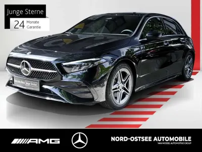 Gebraucht Mercedes A200 AMG 163 PS (119 kW) 2025 Kosmosschwarz metallic Limousine