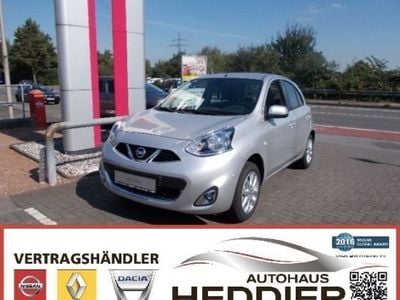 Gebraucht Nissan Micra Acenta 80 PS (58 kW) 2016 Silber metallic Kleinwagen