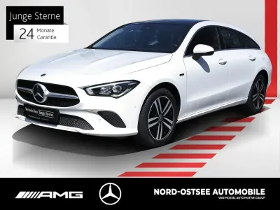 Gebraucht Mercedes CLA250e 160 PS (117 kW) 2021 Polarweiß uni Coupé