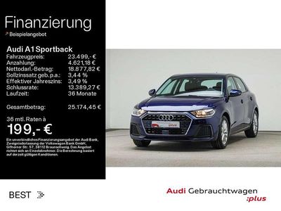 Gebraucht Audi A1 Advanced 95 PS (69 kW) 2025 Navarrablau metallic Limousine