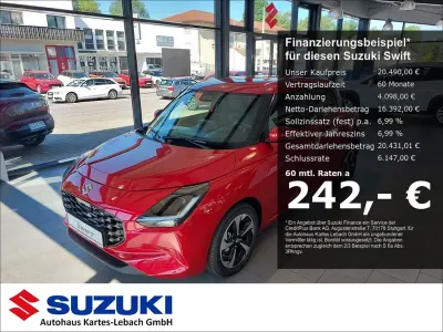 Neu Suzuki Swift Comfort+ 83 PS (61 kW) 2026 Rot Kleinwagen