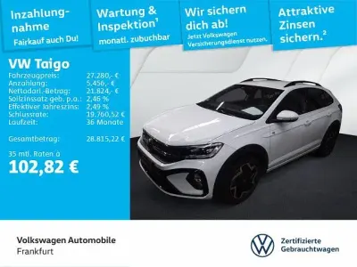 Używany VW Taigo R-line 150 KM (110 kW) 2025 Biały SUV