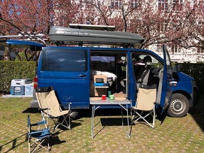 gebraucht VW Transporter T5 / ausgebauter Camper zum sofort Losfahren