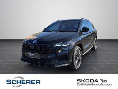 Gebraucht Skoda Karoq SportLine 190 PS (139 kW) 2023 Blackmagic perleffekt (metallic) SUV