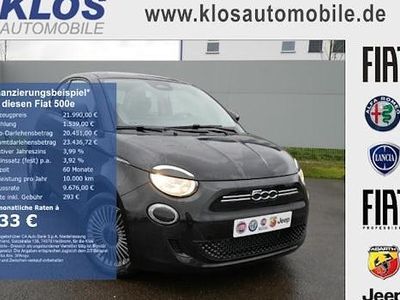 Gebraucht Fiat 500e Action 86 kW (118 PS) 2022 Schwarz Limousine