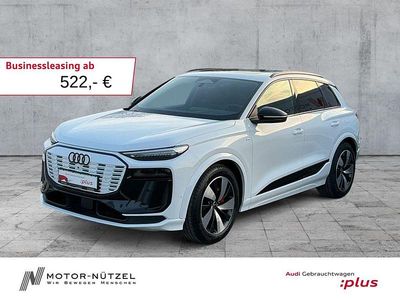 Gebraucht Audi Q6 e-tron S-Line 284 kW (387 PS) 2024 Gletscherweiß metallic SUV
