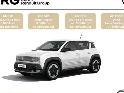 Ny Renault 4 E-Tech Evolution 89 kW (122 HK) 2026 Hvid SUV