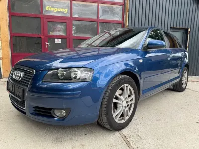 Gebraucht Audi A3 Attraction 102 PS (75 kW) 2008 Blau Kleinwagen