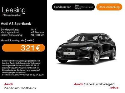 Gebraucht Audi A3 Advanced 150 PS (110 kW) 2025 Mythosschwarz metallic Limousine