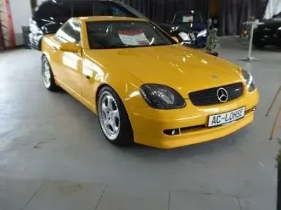 Gebraucht Mercedes SLK200 136 PS (100 kW) 1998 Gelb Cabrio