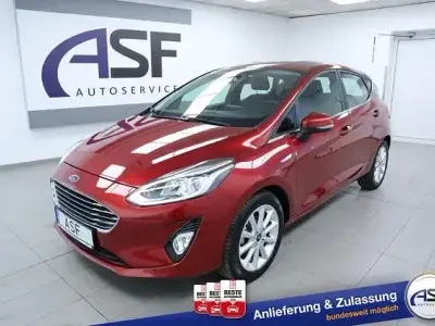 Usata Ford Fiesta Titanium 125 CV (91 kW) 2018 Rosso Utilitaria