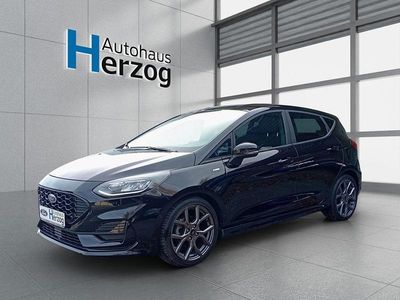Agate black metallic Gebraucht 2023 Ford Fiesta ST-Line Kleinwagen | 17.990 € (Fairer Preis)
