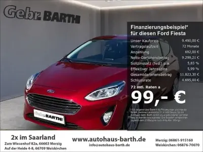 Używany Ford Fiesta Titanium 101 KM (74 kW) 2018 Czerwony Hatchback