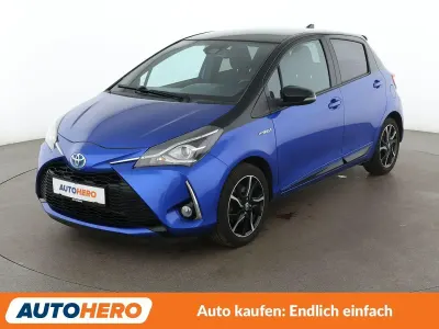 Gebraucht Toyota Yaris Style 101 PS (74 kW) 2018 Blau Kleinwagen
