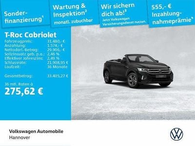 Usata VW T-Roc Cabriolet R-line 150 CV (110 kW) 2025 Nero Cabrio