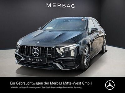 Schwarz Gebraucht 2022 Mercedes A45 AMG Advanced Limousine | 48.490 € (Fairer Preis)