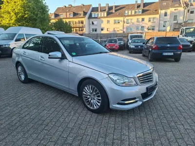 Brugt Mercedes C200 136 HK (100 kW) 2012 Sølv Sedan