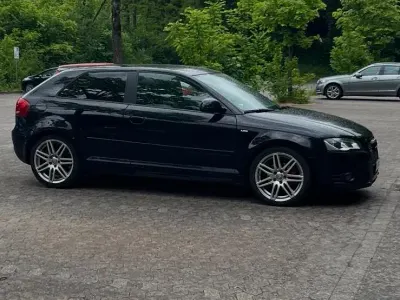 Gebraucht Audi A3 S-Line 105 PS (77 kW) 2009 Schwarz Kleinwagen