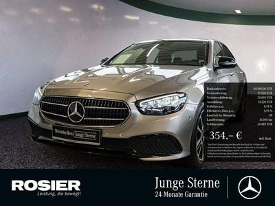 Gebraucht Mercedes E400 Avantgarde 330 PS (242 kW) 2021 Silber / mojavesilber Limousine