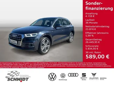 Gebraucht Audi Q5 S-Line 163 PS (119 kW) 2020 Mondscheinblau metallic SUV