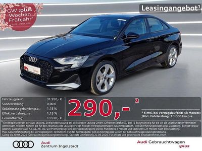 Gebraucht Audi A3 Advanced Plus 150 PS (110 kW) 2025 Mythosschwarz metallic Limousine
