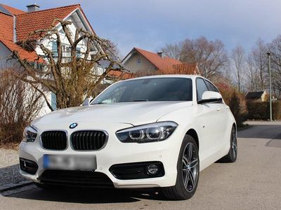 Gebraucht BMW 116 Sport Line 116 PS (85 kW) 2017 Weiß Kleinwagen