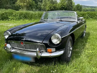 Brugt MG B 95 HK (69 kW) 1968 Sort Cabriolet