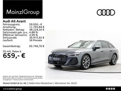 Grau Gebraucht 2025 Audi A6 S-Line Kombi | 59.930 € (Teuer)