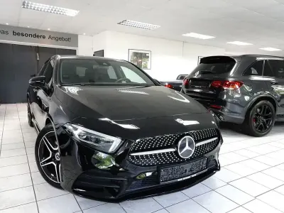 Brugt Mercedes A250 AMG line 224 HK (164 kW) 2022 Sort Sedan