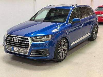 Second-hand Audi SQ7 Sport 435 CP (319 kW) 2016 Albastru SUV