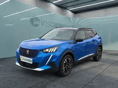 Gebraucht Peugeot e-2008 GT 100 kW (136 PS) 2022 Blau SUV