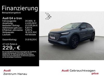Gebraucht Audi Q4 e-tron Comfort 150 kW (204 PS) 2022 Geysirblau metallic SUV