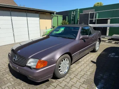 Second-hand Mercedes SL300 190 CP (139 kW) 1991 Albastru Cabrio