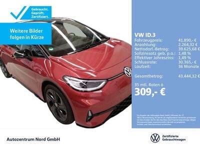 Gebraucht VW ID.3 GTX 239 kW (326 PS) 2025 Kings red metallic schwarz Kleinwagen