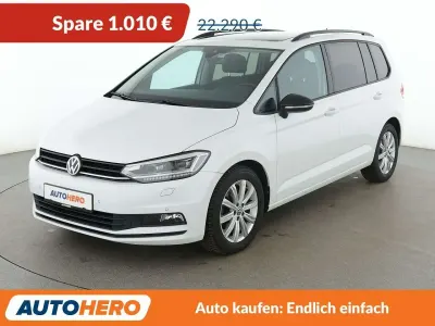 Brugt VW Touran Highline 190 HK (139 kW) 2018 Hvid MPV