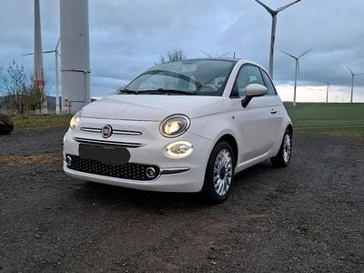 Gebraucht Fiat 500 Lounge 69 PS (50 kW) 2016 Weiß Kleinwagen