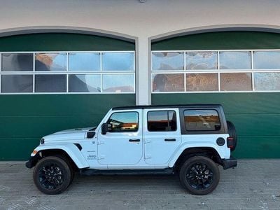 Gebraucht Jeep Wrangler Unlimited 280 PS (205 kW) 2023 Bright white clear coat SUV