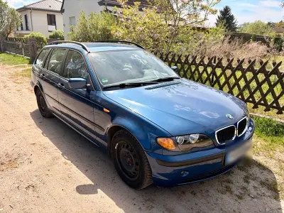 Brugt BMW 318 143 HK (105 kW) 2002 Blå Stationcar
