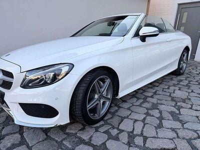 Gebraucht Mercedes C200 AMG line 184 PS (135 kW) 2017 Polarweiss  unilack Cabrio