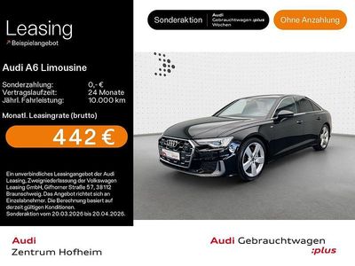 Gebraucht Audi A6 S-Line 286 PS (210 kW) 2025 Mythosschwarz metallic Limousine