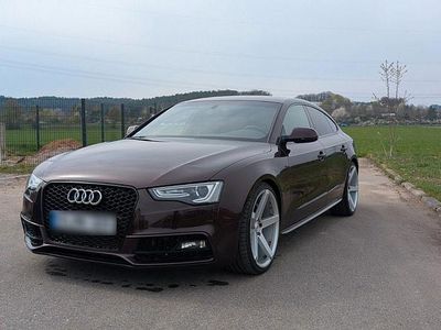 Second-hand Audi A5 Sportback S-Line 204 CP (150 kW) 2015 Roșu Hatchback