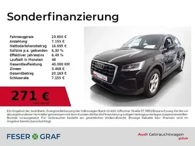 Gebraucht Audi Q2 Comfort 116 PS (85 kW) 2023 Schwarz SUV