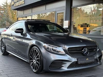 Brugt Mercedes C400 AMG 333 HK (244 kW) 2018 Grå Coupe