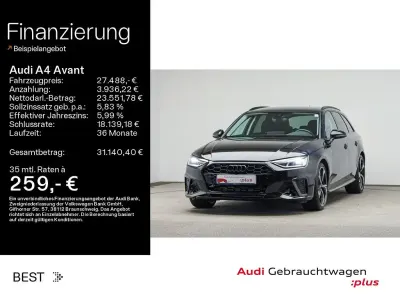 Gebraucht Audi A4 Competition 204 PS (150 kW) 2023 Mythosschwarz metallic Kombi