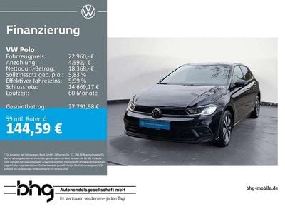 Gebraucht VW Polo Life 116 PS (85 kW) 2025 Schwarz Limousine