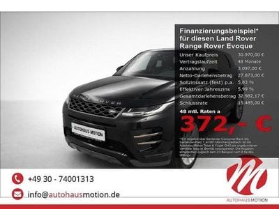 Schwarz Gebraucht 2021 Land Rover Range Rover evoque SE Dynamic SUV | 30.970 € (Guter Preis)