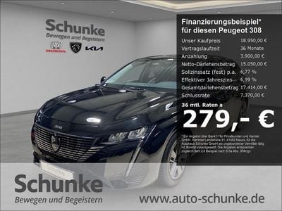 Gebraucht Peugeot 308 SW Allure 131 PS (96 kW) 2024 Schwarz Kombi