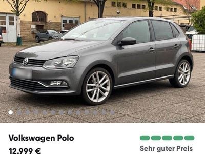 Usata VW Polo R-line 90 CV (66 kW) 2017 Grigio Utilitaria