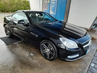 Usata Mercedes SLK200 184 CV (135 kW) 2013 Nero Cabrio